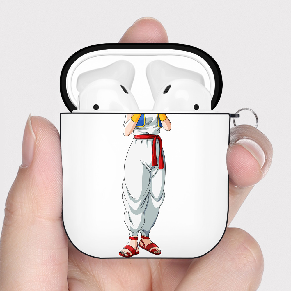 （画像用） ドラゴンボール DRAGON BALL AirPods 第2世代保護ケース ハードシェル ブラック 耐衝撃・防指紋・カラビナ付き