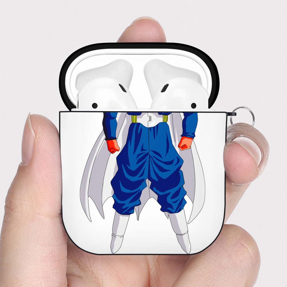 （画像用） ドラゴンボール DRAGON BALL AirPods 第2世代保護ケース ハードシェル ブラック 耐衝撃・防指紋・カラビナ付き