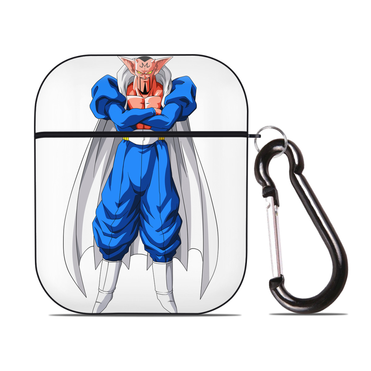 （画像用） ドラゴンボール DRAGON BALL AirPods 第2世代保護ケース ハードシェル ブラック 耐衝撃・防指紋・カラビナ付き