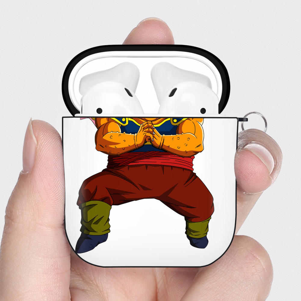 （画像用） ドラゴンボール DRAGON BALL AirPods 第2世代保護ケース ハードシェル ブラック 耐衝撃・防指紋・カラビナ付き