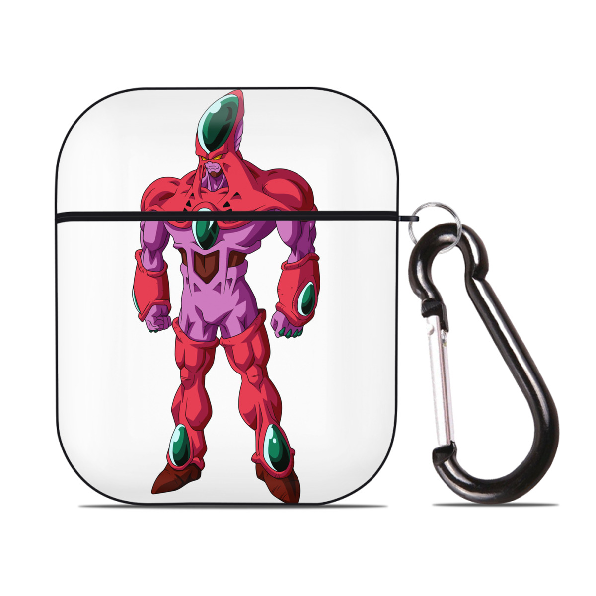 （画像用） ドラゴンボール DRAGON BALL AirPods 第2世代保護ケース ハードシェル ブラック 耐衝撃・防指紋・カラビナ付き