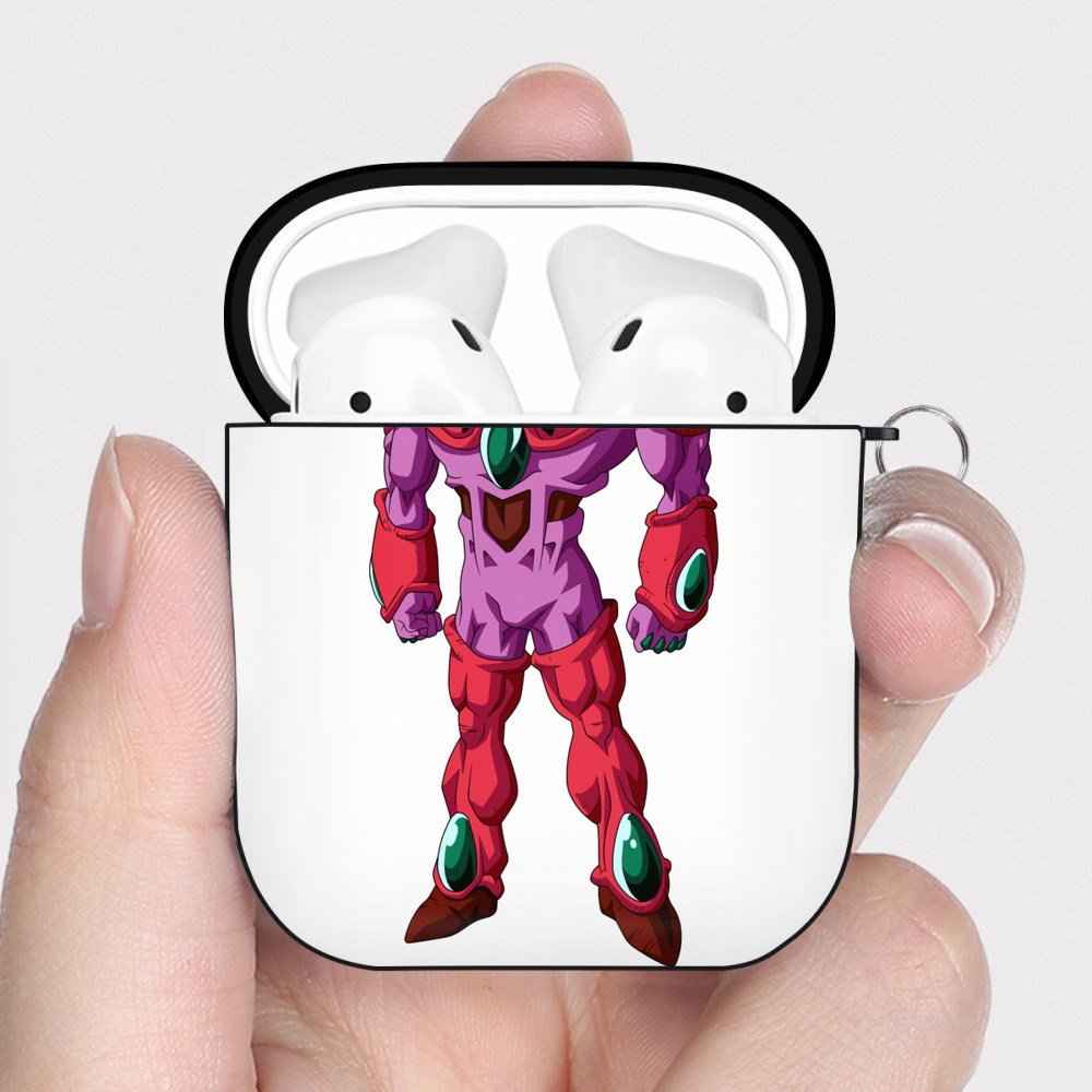（画像用） ドラゴンボール DRAGON BALL AirPods 第2世代保護ケース ハードシェル ブラック 耐衝撃・防指紋・カラビナ付き