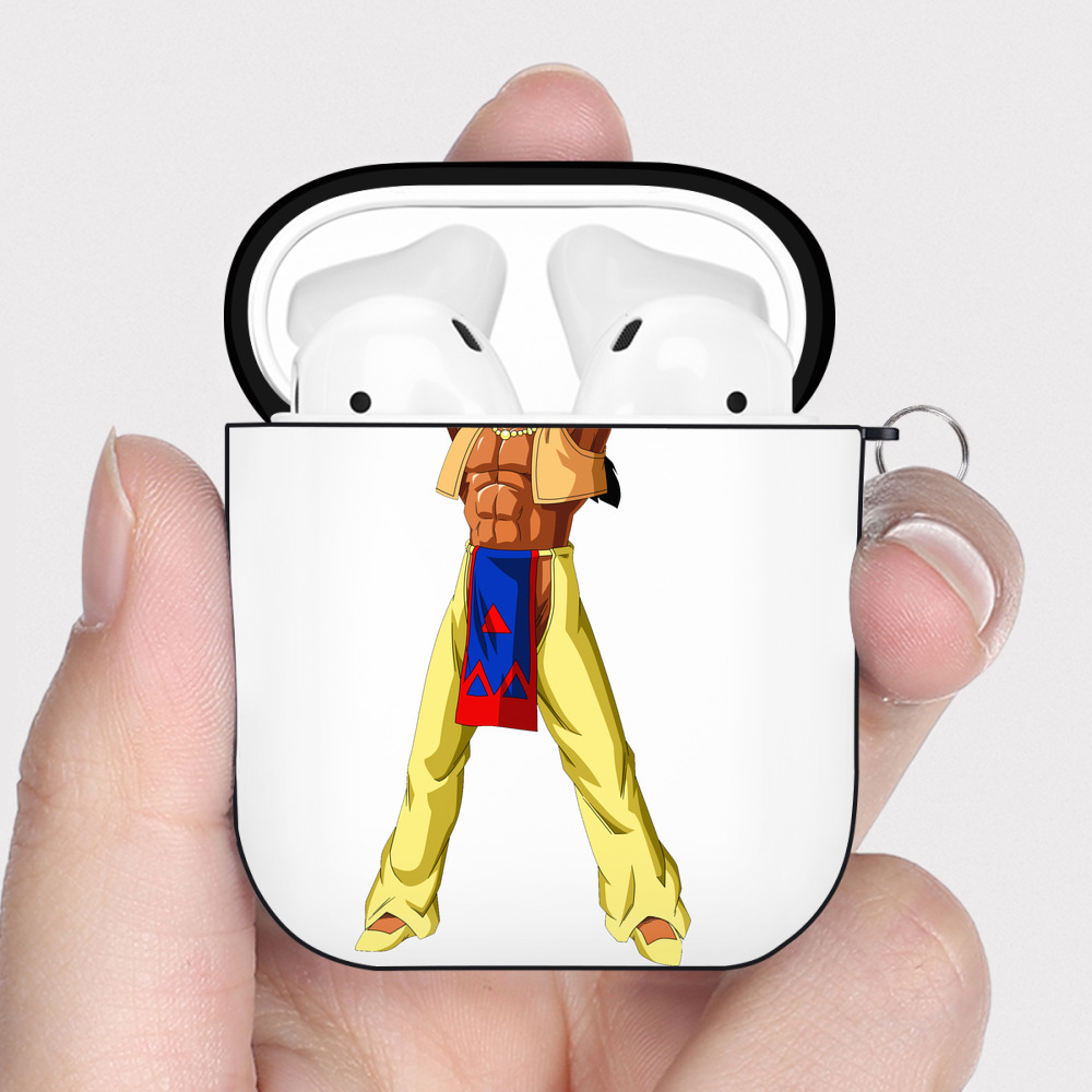 （画像用） ドラゴンボール DRAGON BALL AirPods 第2世代保護ケース ハードシェル ブラック 耐衝撃・防指紋・カラビナ付き