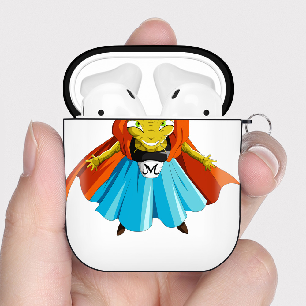 （画像用） ドラゴンボール DRAGON BALL AirPods 第2世代保護ケース ハードシェル ブラック 耐衝撃・防指紋・カラビナ付き