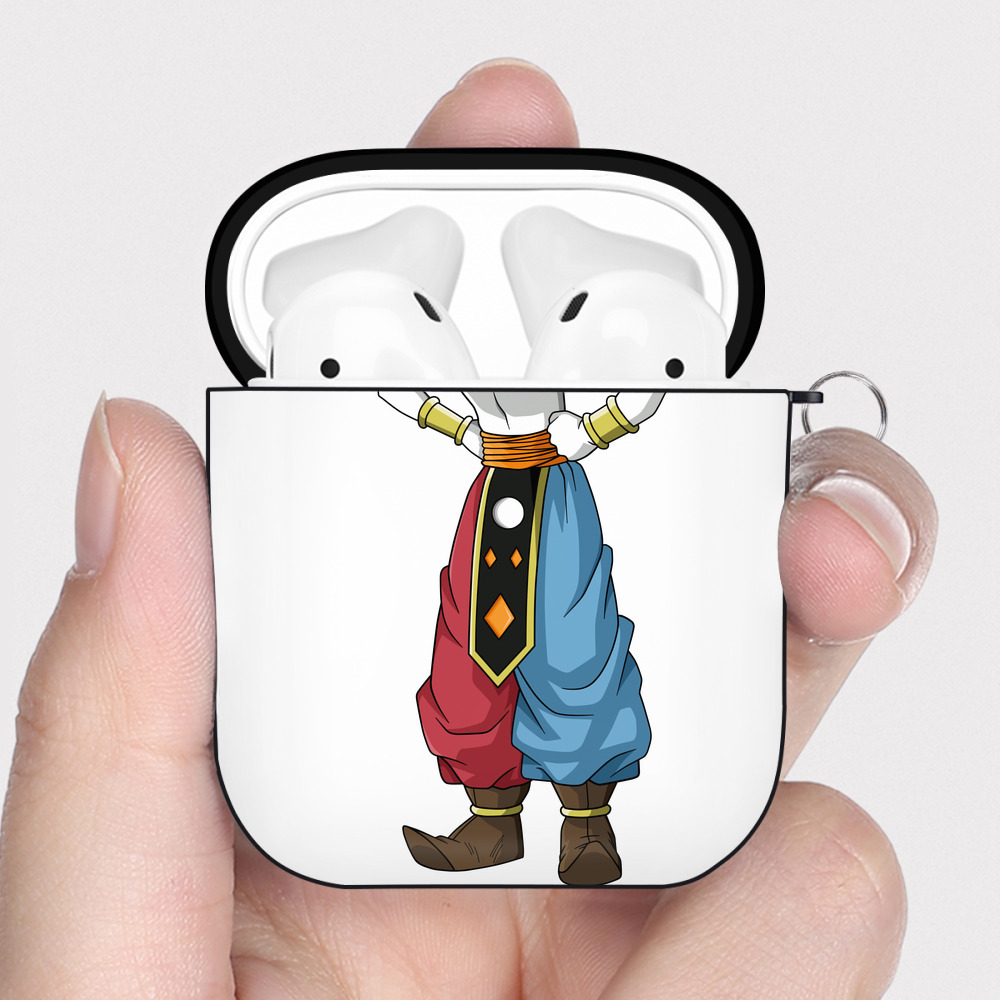 （画像用） ドラゴンボール DRAGON BALL AirPods 第2世代保護ケース ハードシェル ブラック 耐衝撃・防指紋・カラビナ付き