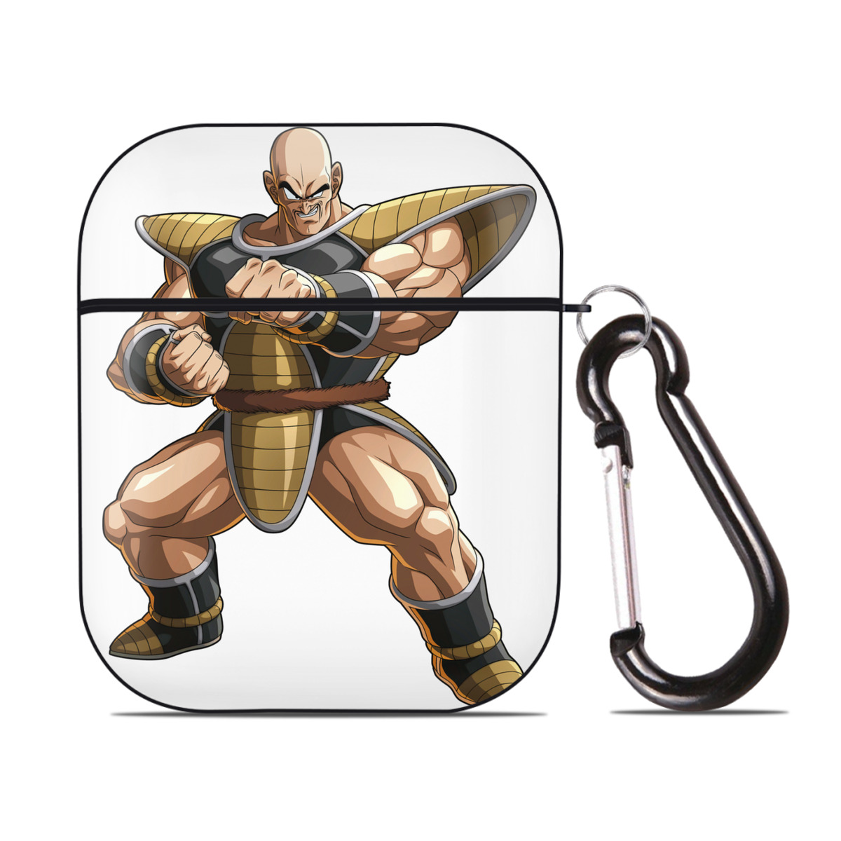 （画像用） ドラゴンボール DRAGON BALL AirPods 第2世代保護ケース ハードシェル ブラック 耐衝撃・防指紋・カラビナ付き