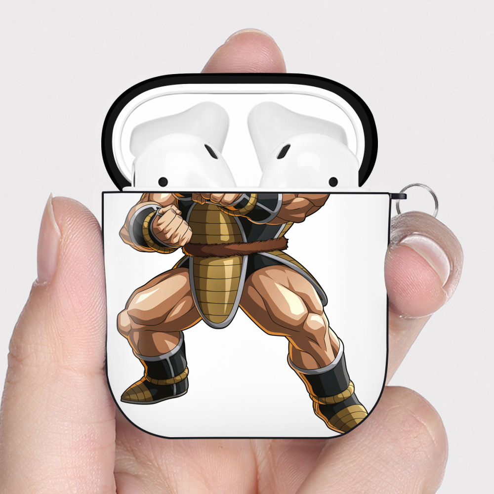（画像用） ドラゴンボール DRAGON BALL AirPods 第2世代保護ケース ハードシェル ブラック 耐衝撃・防指紋・カラビナ付き