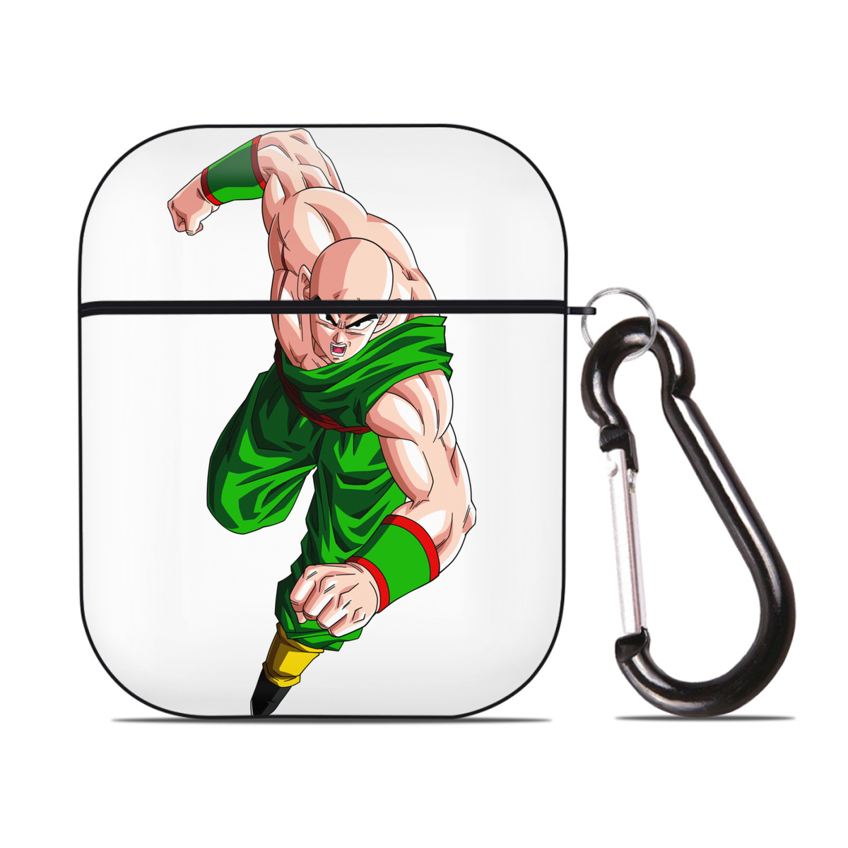 （画像用） ドラゴンボール DRAGON BALL AirPods 第2世代保護ケース ハードシェル ブラック 耐衝撃・防指紋・カラビナ付き