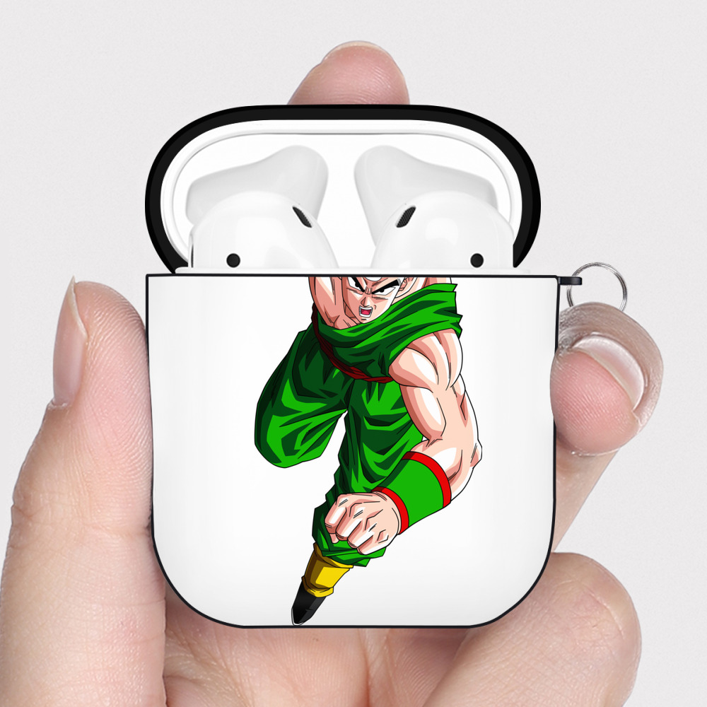 （画像用） ドラゴンボール DRAGON BALL AirPods 第2世代保護ケース ハードシェル ブラック 耐衝撃・防指紋・カラビナ付き