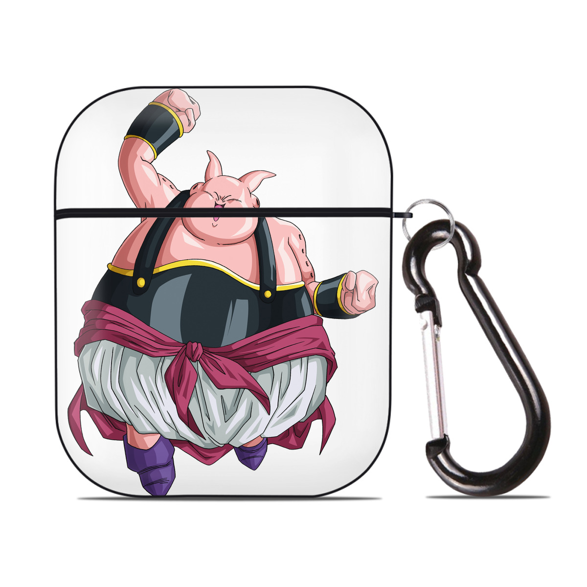 （画像用） ドラゴンボール DRAGON BALL AirPods 第2世代保護ケース ハードシェル ブラック 耐衝撃・防指紋・カラビナ付き