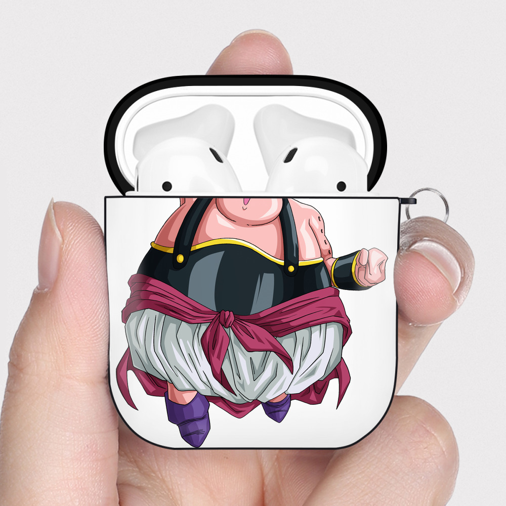 （画像用） ドラゴンボール DRAGON BALL AirPods 第2世代保護ケース ハードシェル ブラック 耐衝撃・防指紋・カラビナ付き