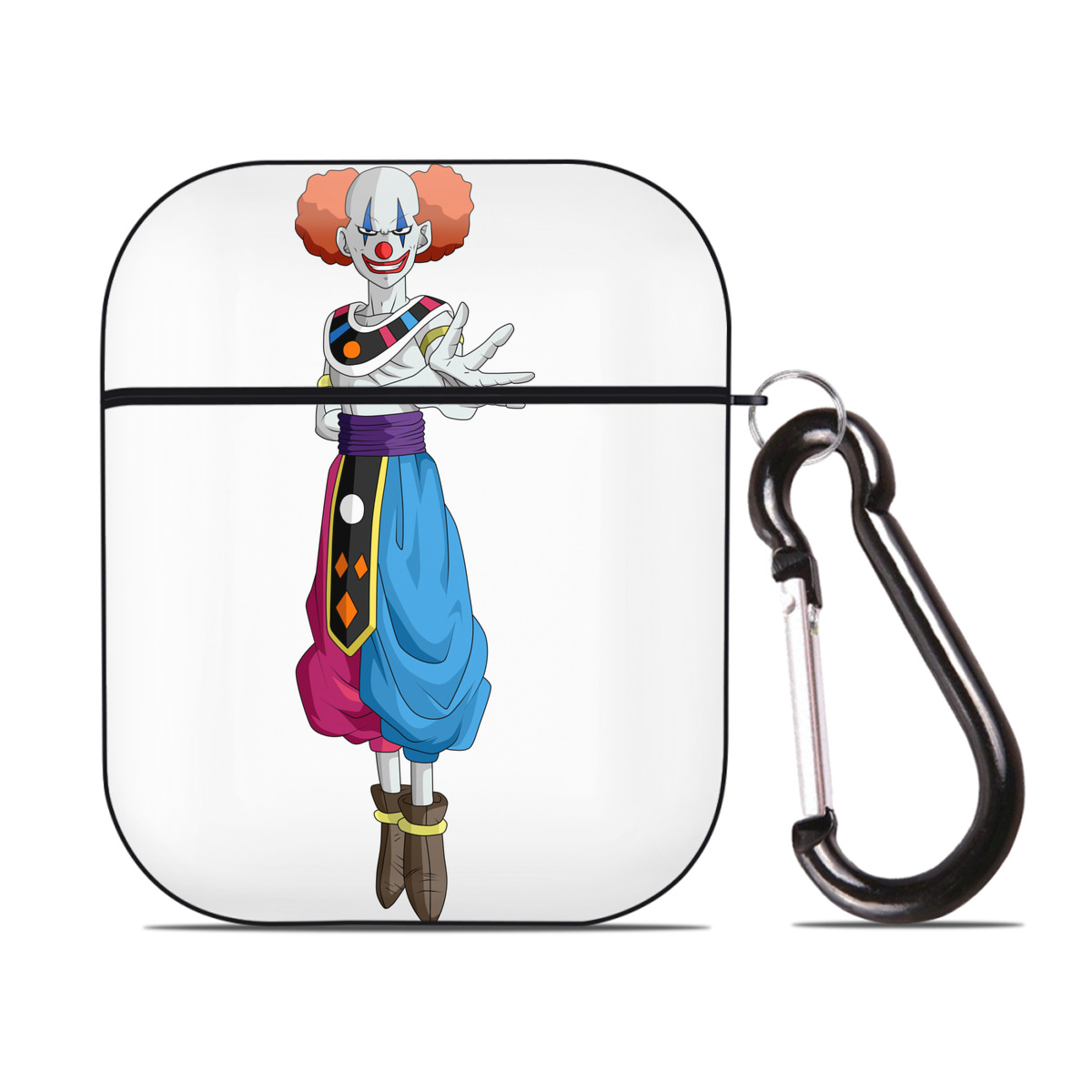 （画像用） ドラゴンボール DRAGON BALL AirPods 第2世代保護ケース ハードシェル ブラック 耐衝撃・防指紋・カラビナ付き