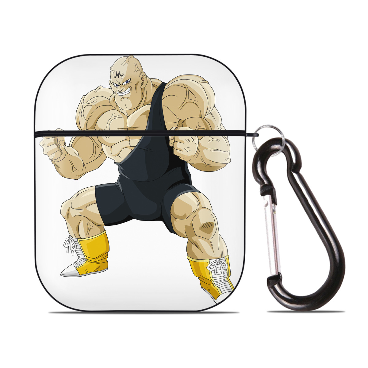 （画像用） ドラゴンボール DRAGON BALL AirPods 第2世代保護ケース ハードシェル ブラック 耐衝撃・防指紋・カラビナ付き