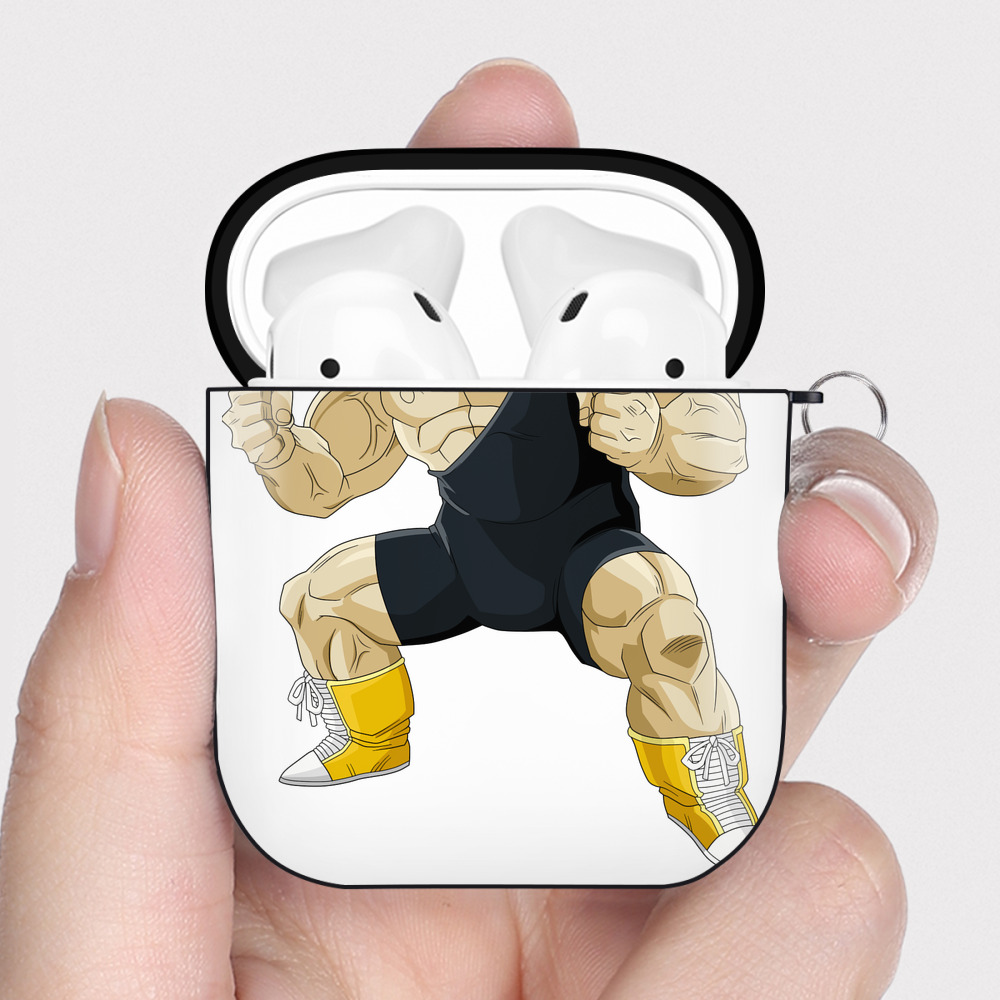 （画像用） ドラゴンボール DRAGON BALL AirPods 第2世代保護ケース ハードシェル ブラック 耐衝撃・防指紋・カラビナ付き