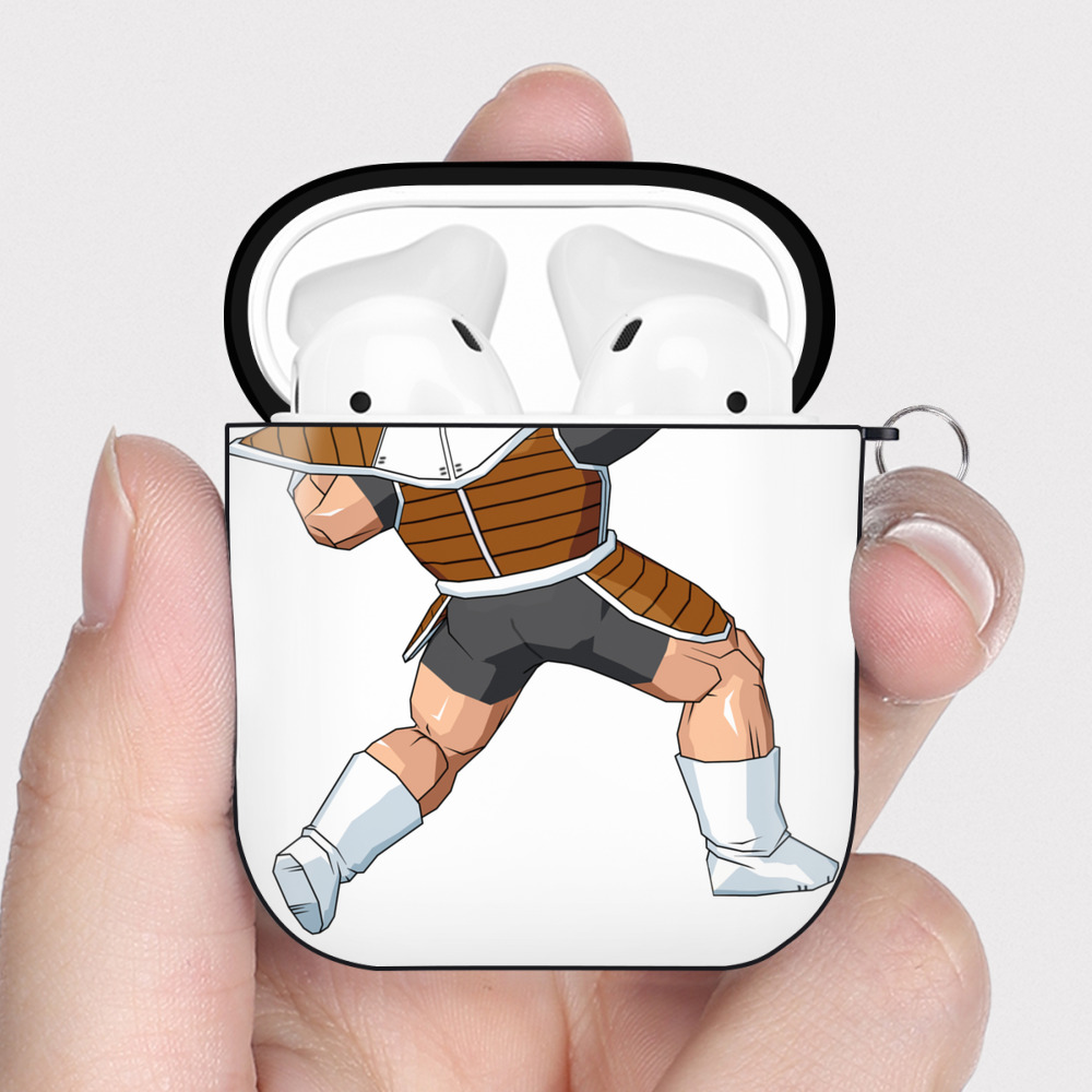 （画像用） ドラゴンボール DRAGON BALL AirPods 第2世代保護ケース ハードシェル ブラック 耐衝撃・防指紋・カラビナ付き
