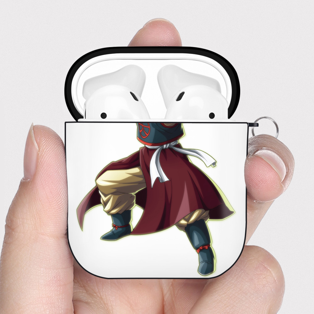 （画像用） ドラゴンボール DRAGON BALL AirPods 第2世代保護ケース ハードシェル ブラック 耐衝撃・防指紋・カラビナ付き
