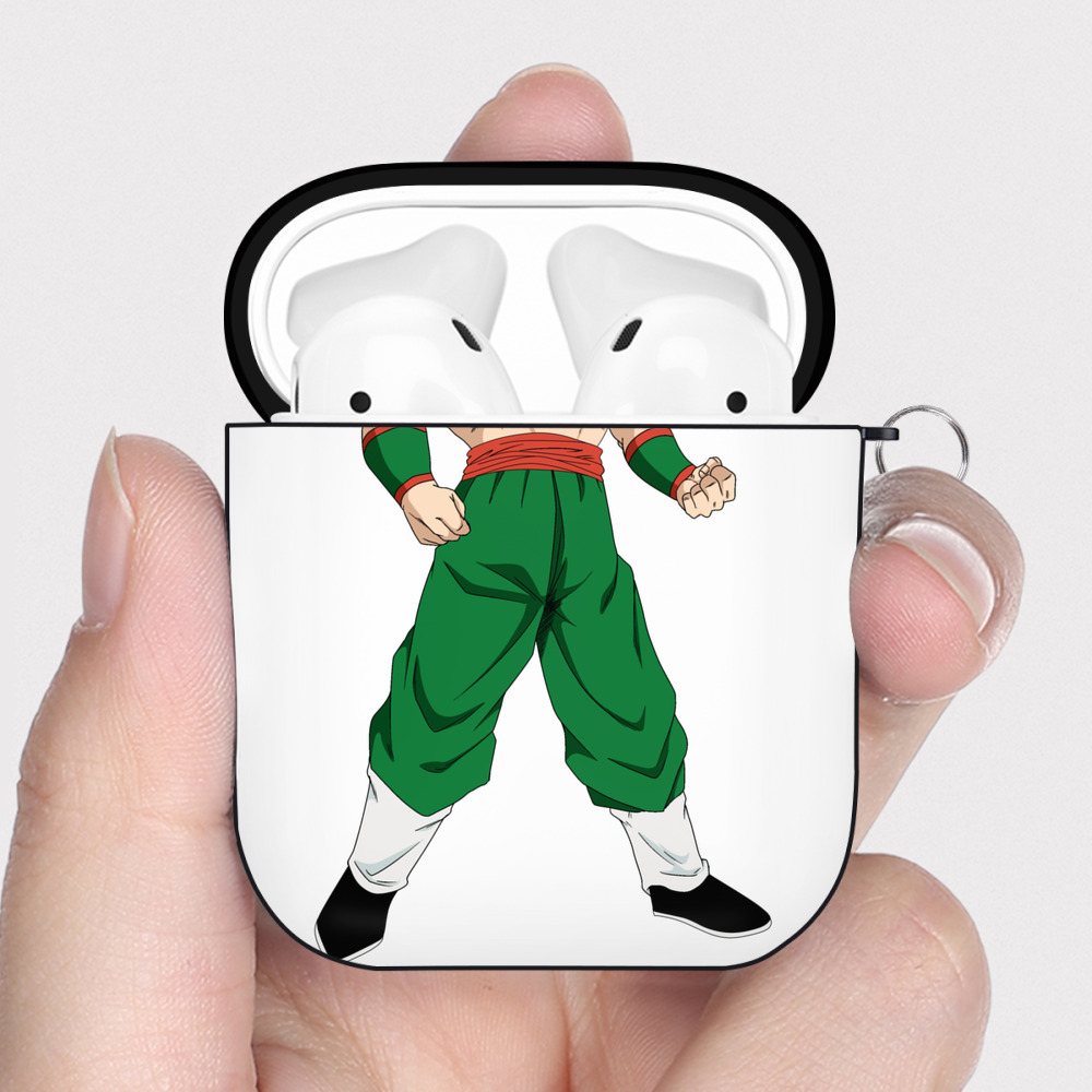 （画像用） ドラゴンボール DRAGON BALL AirPods 第2世代保護ケース ハードシェル ブラック 耐衝撃・防指紋・カラビナ付き