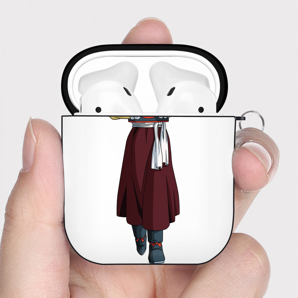 （画像用） ドラゴンボール DRAGON BALL AirPods 第2世代保護ケース ハードシェル ブラック 耐衝撃・防指紋・カラビナ付き