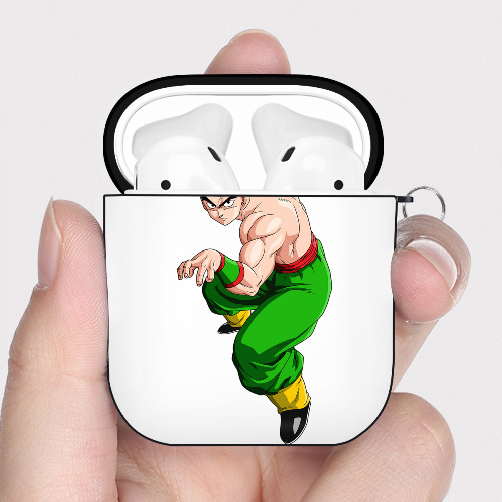 （画像用） ドラゴンボール DRAGON BALL AirPods 第2世代保護ケース ハードシェル ブラック 耐衝撃・防指紋・カラビナ付き