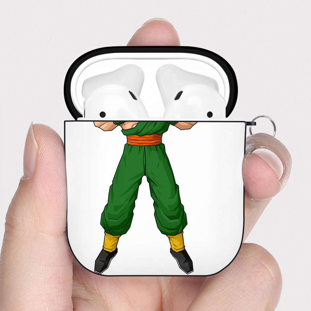 （画像用） ドラゴンボール DRAGON BALL AirPods 第2世代保護ケース ハードシェル ブラック 耐衝撃・防指紋・カラビナ付き