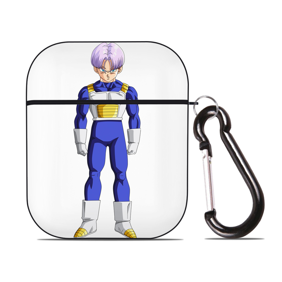 （画像用） ドラゴンボール DRAGON BALL AirPods 第2世代保護ケース ハードシェル ブラック 耐衝撃・防指紋・カラビナ付き