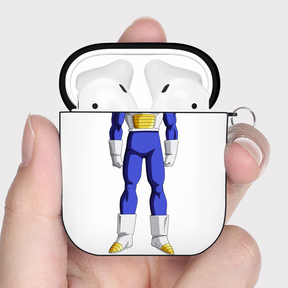 （画像用） ドラゴンボール DRAGON BALL AirPods 第2世代保護ケース ハードシェル ブラック 耐衝撃・防指紋・カラビナ付き