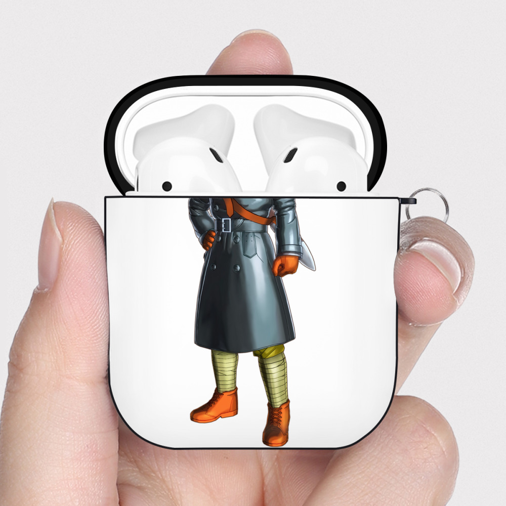 （画像用） ドラゴンボール DRAGON BALL AirPods 第2世代保護ケース ハードシェル ブラック 耐衝撃・防指紋・カラビナ付き