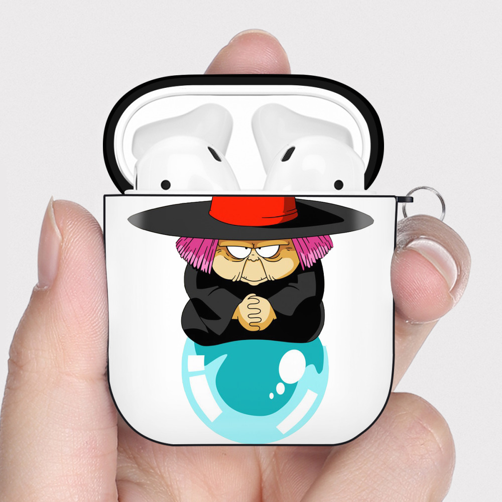 （画像用） ドラゴンボール DRAGON BALL AirPods 第2世代保護ケース ハードシェル ブラック 耐衝撃・防指紋・カラビナ付き