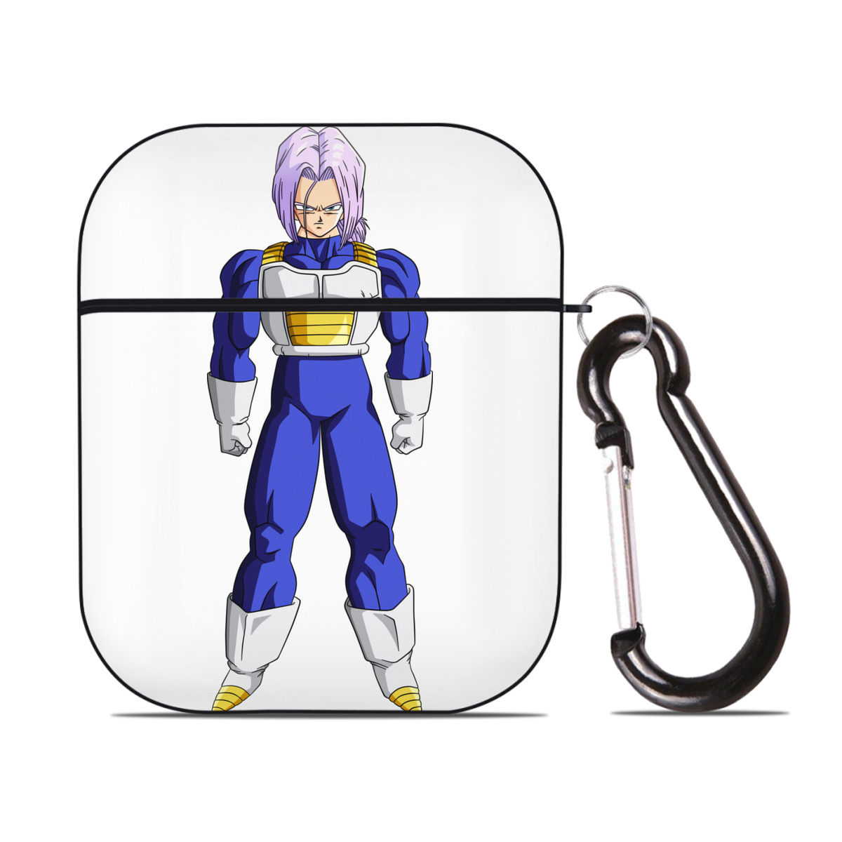 （画像用） ドラゴンボール DRAGON BALL AirPods 第2世代保護ケース ハードシェル ブラック 耐衝撃・防指紋・カラビナ付き