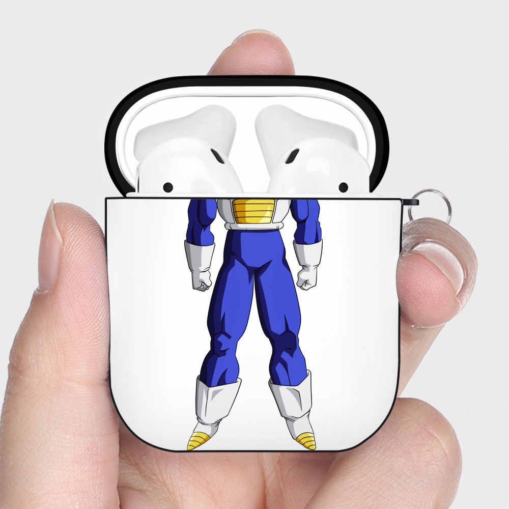 （画像用） ドラゴンボール DRAGON BALL AirPods 第2世代保護ケース ハードシェル ブラック 耐衝撃・防指紋・カラビナ付き