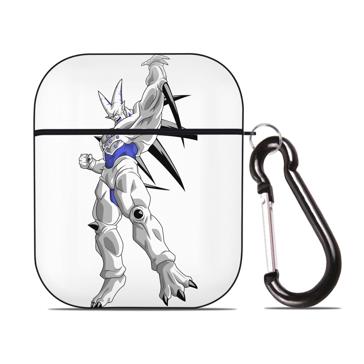 （画像用） ドラゴンボール DRAGON BALL AirPods 第2世代保護ケース ハードシェル ブラック 耐衝撃・防指紋・カラビナ付き