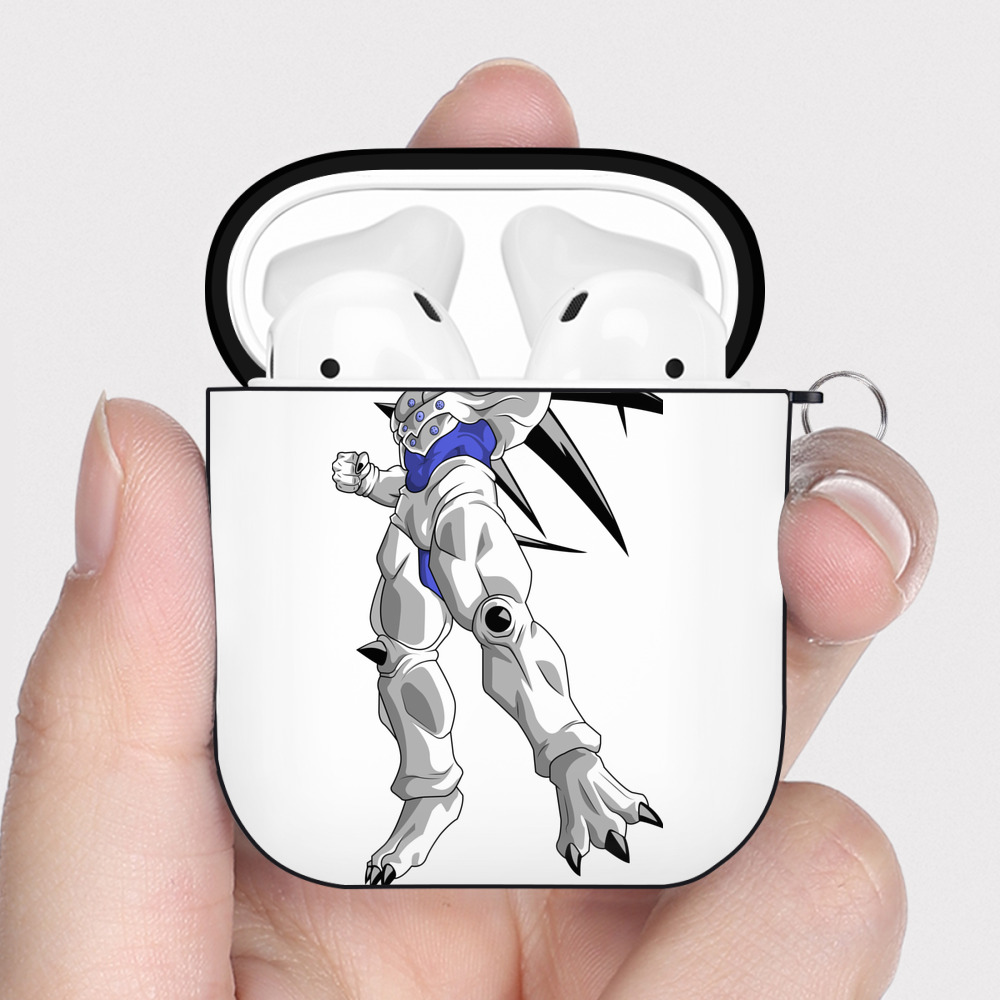 （画像用） ドラゴンボール DRAGON BALL AirPods 第2世代保護ケース ハードシェル ブラック 耐衝撃・防指紋・カラビナ付き