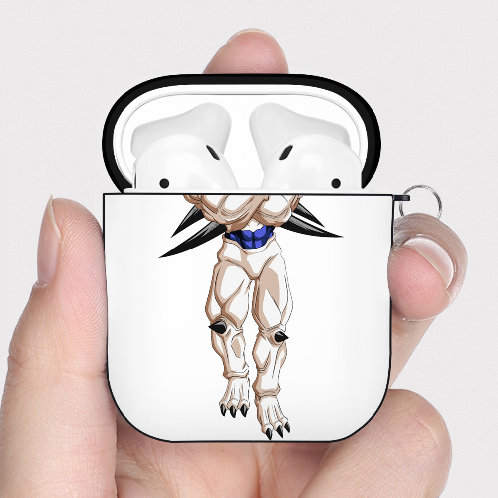 （画像用） ドラゴンボール DRAGON BALL AirPods 第2世代保護ケース ハードシェル ブラック 耐衝撃・防指紋・カラビナ付き