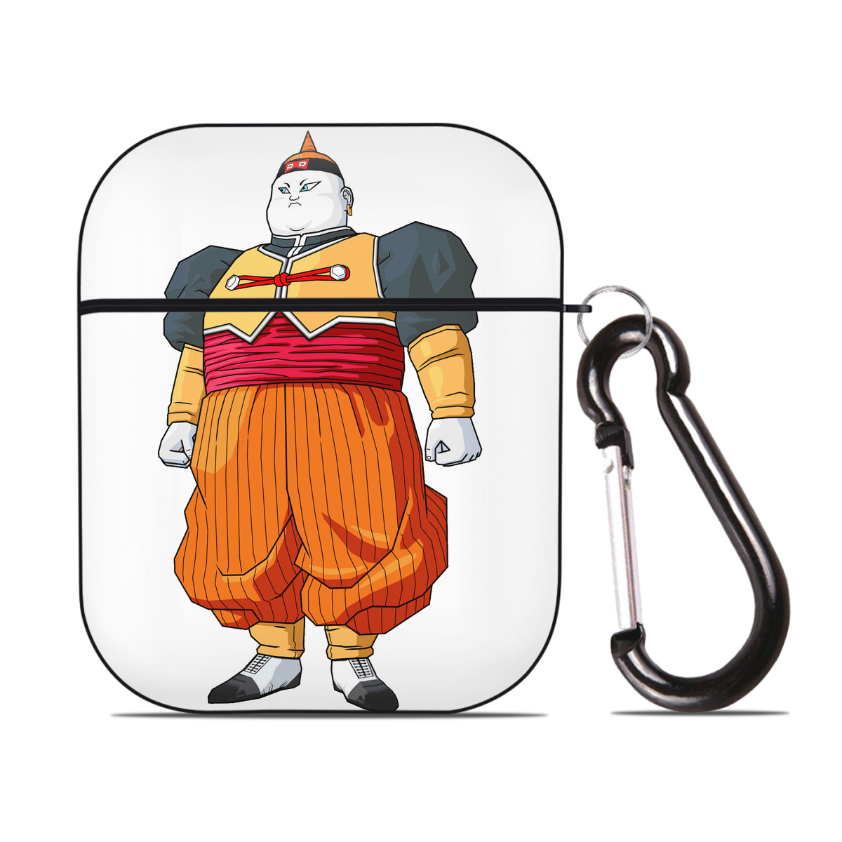 （画像用） ドラゴンボール DRAGON BALL AirPods 第2世代保護ケース ハードシェル ブラック 耐衝撃・防指紋・カラビナ付き