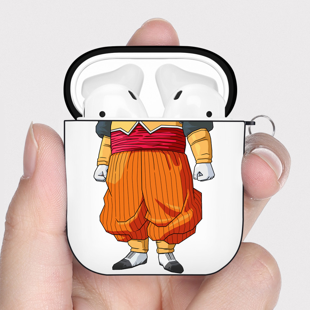 （画像用） ドラゴンボール DRAGON BALL AirPods 第2世代保護ケース ハードシェル ブラック 耐衝撃・防指紋・カラビナ付き