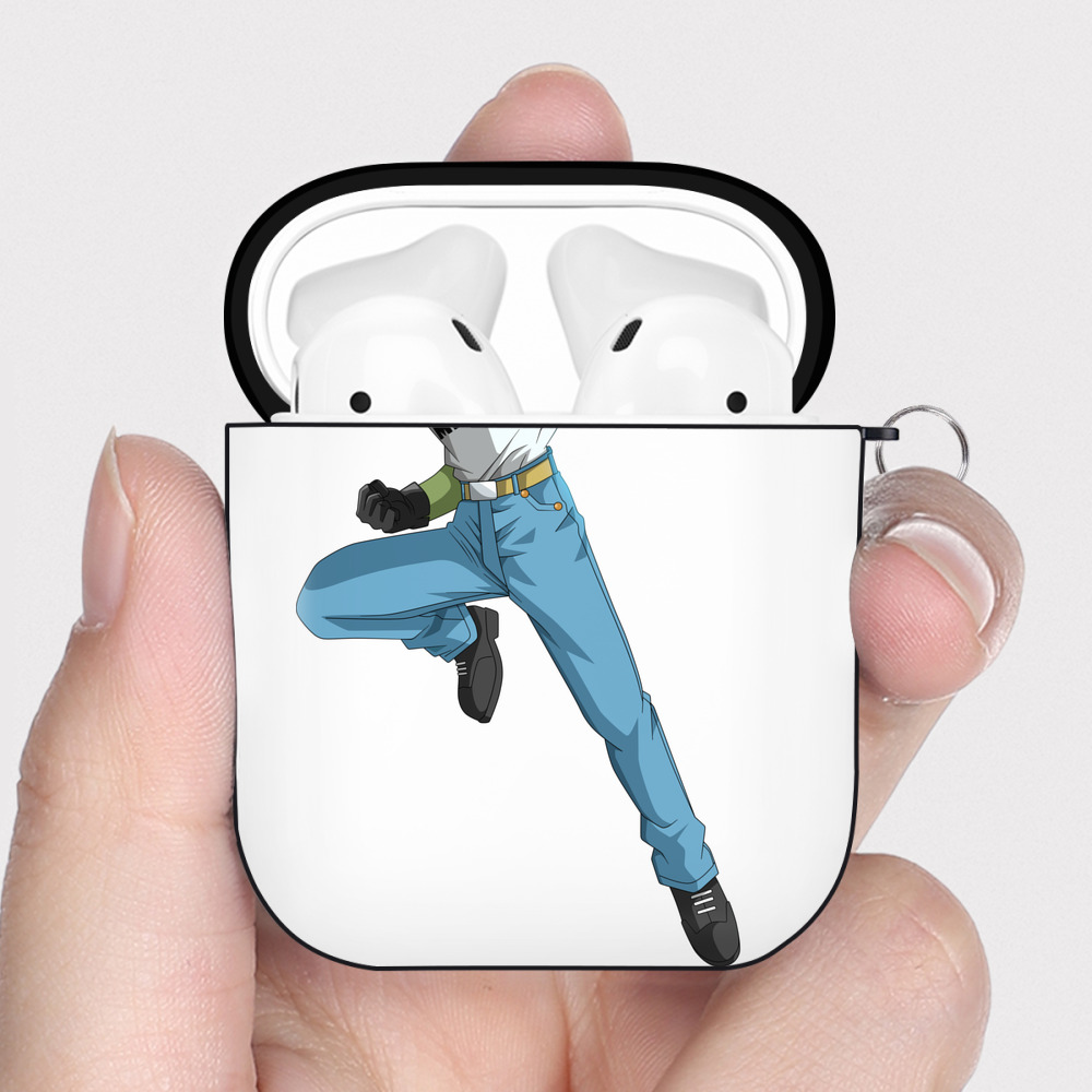 （画像用） ドラゴンボール DRAGON BALL AirPods 第2世代保護ケース ハードシェル ブラック 耐衝撃・防指紋・カラビナ付き