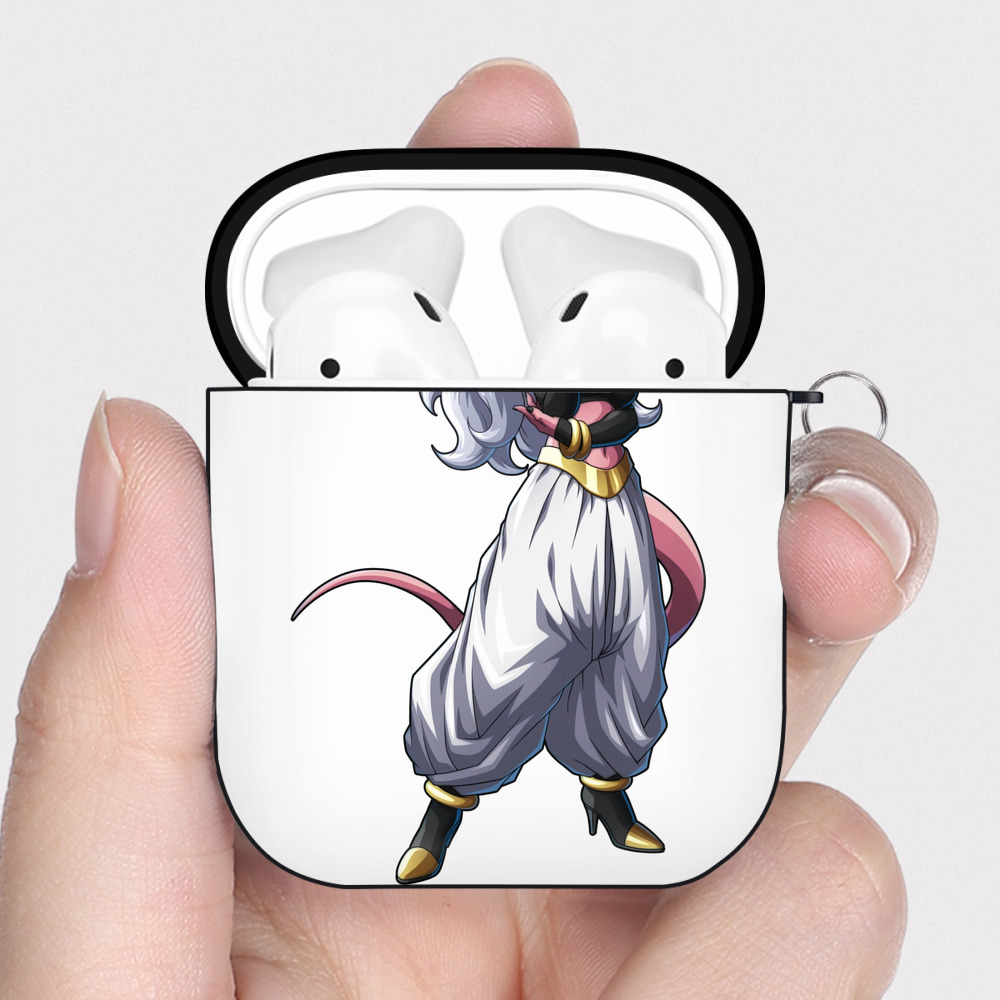 （画像用） ドラゴンボール DRAGON BALL AirPods 第2世代保護ケース ハードシェル ブラック 耐衝撃・防指紋・カラビナ付き