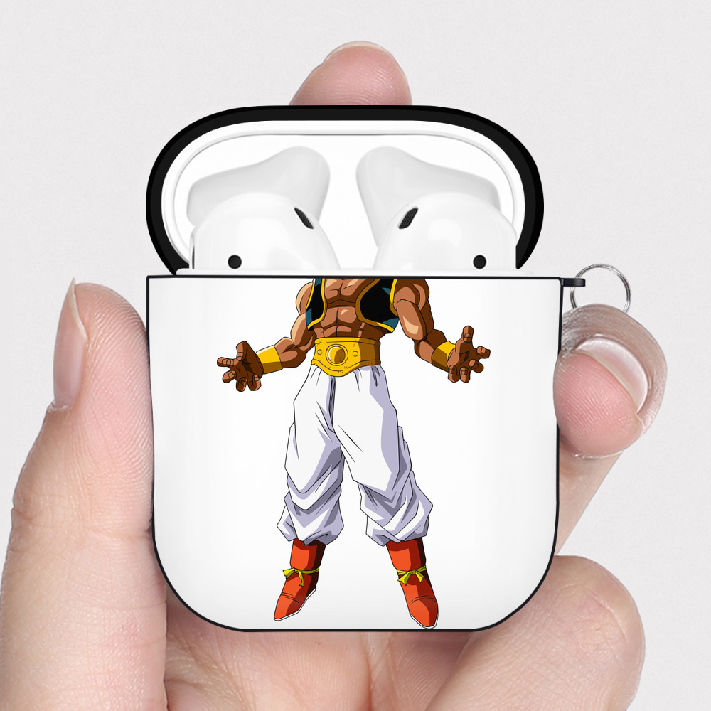 （画像用） ドラゴンボール DRAGON BALL AirPods 第2世代保護ケース ハードシェル ブラック 耐衝撃・防指紋・カラビナ付き