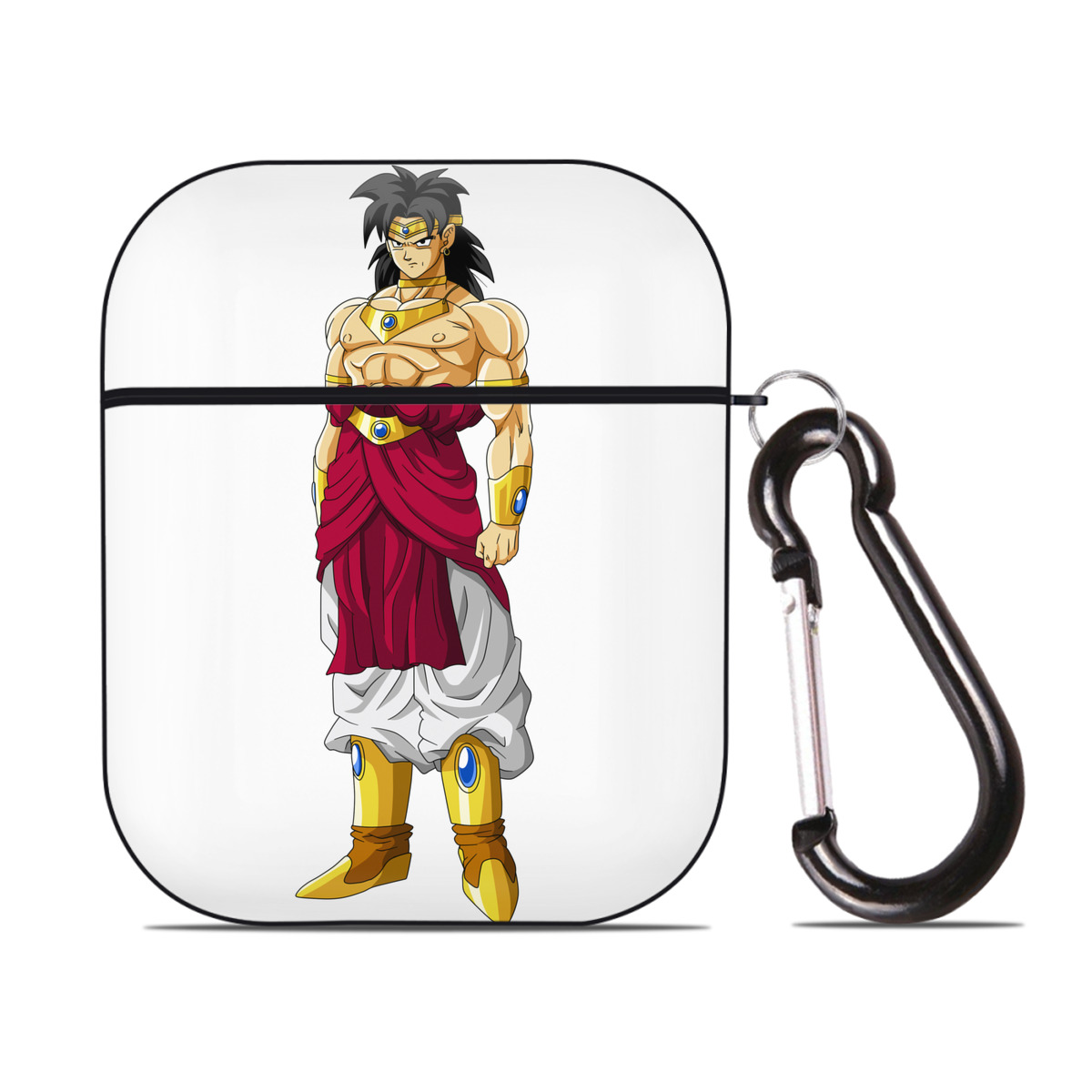 （画像用） ドラゴンボール DRAGON BALL AirPods 第2世代保護ケース ハードシェル ブラック 耐衝撃・防指紋・カラビナ付き