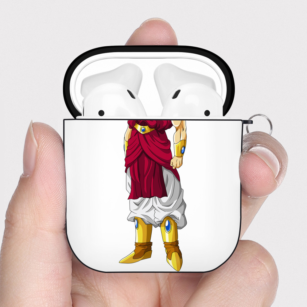 （画像用） ドラゴンボール DRAGON BALL AirPods 第2世代保護ケース ハードシェル ブラック 耐衝撃・防指紋・カラビナ付き