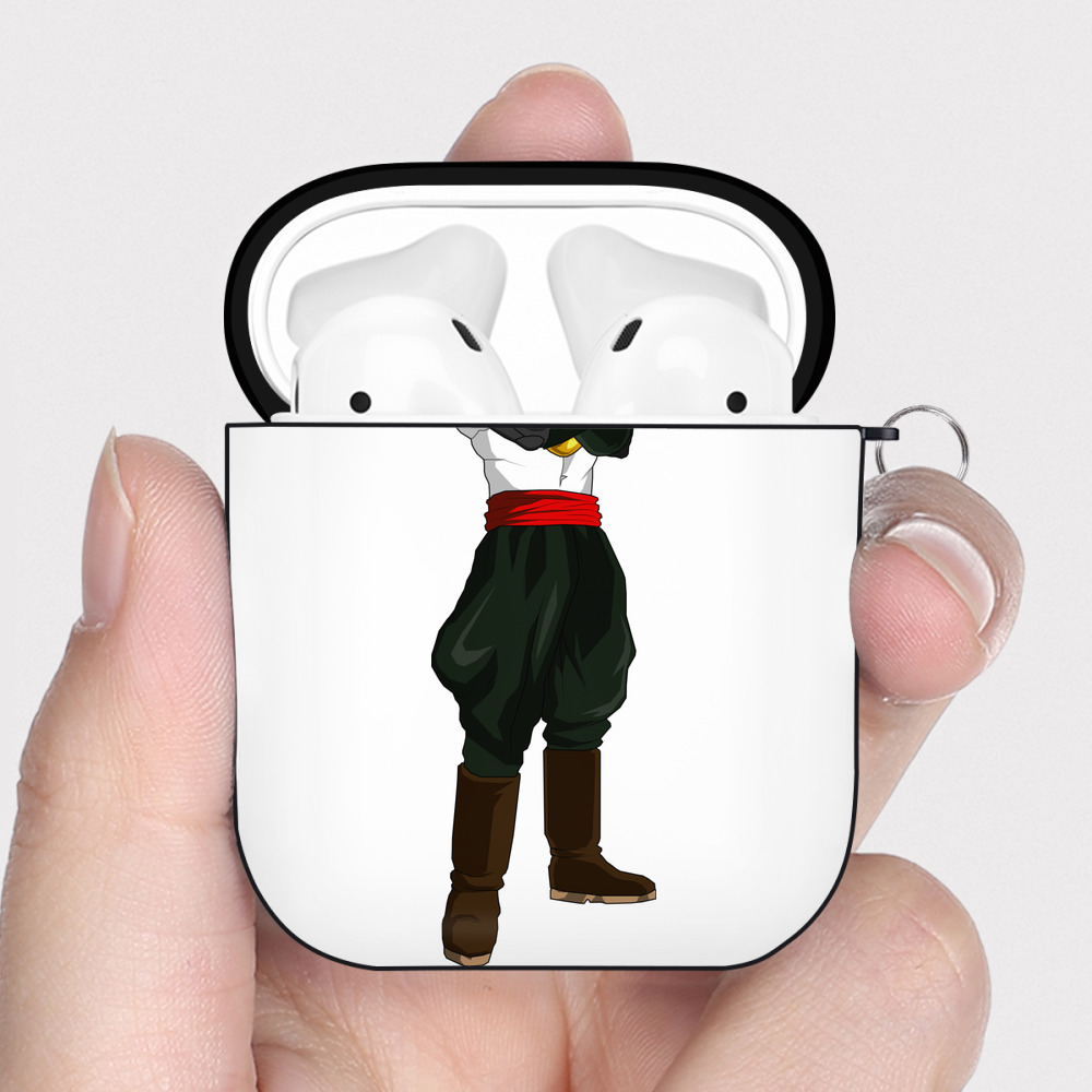 （画像用） ドラゴンボール DRAGON BALL AirPods 第2世代保護ケース ハードシェル ブラック 耐衝撃・防指紋・カラビナ付き