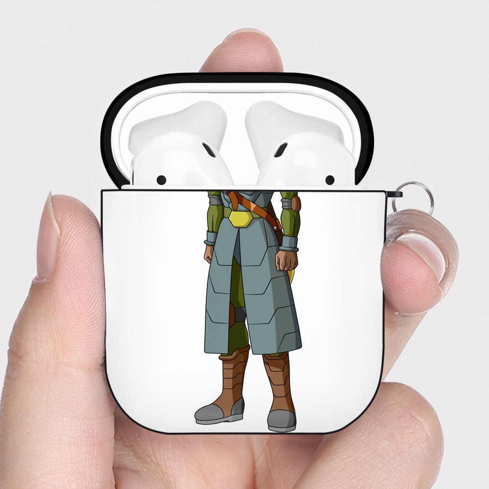 （画像用） ドラゴンボール DRAGON BALL AirPods 第2世代保護ケース ハードシェル ブラック 耐衝撃・防指紋・カラビナ付き