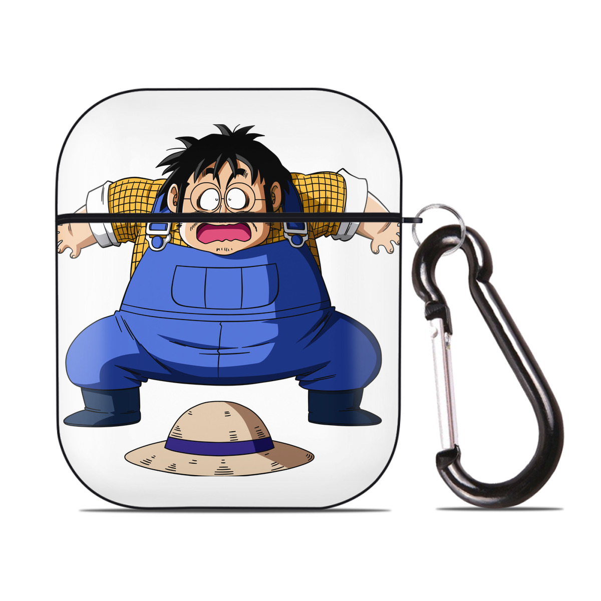 （画像用） ドラゴンボール DRAGON BALL AirPods 第2世代保護ケース ハードシェル ブラック 耐衝撃・防指紋・カラビナ付き