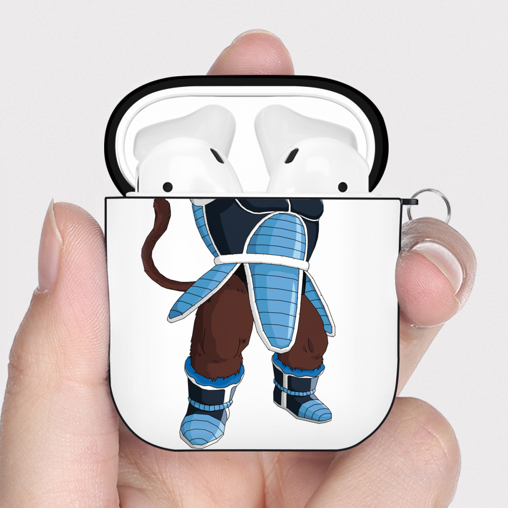 （画像用） ドラゴンボール DRAGON BALL AirPods 第2世代保護ケース ハードシェル ブラック 耐衝撃・防指紋・カラビナ付き