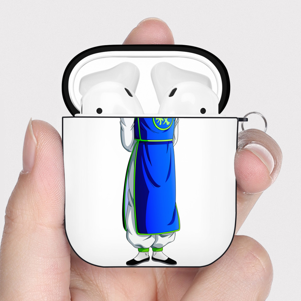 （画像用） ドラゴンボール DRAGON BALL AirPods 第2世代保護ケース ハードシェル ブラック 耐衝撃・防指紋・カラビナ付き