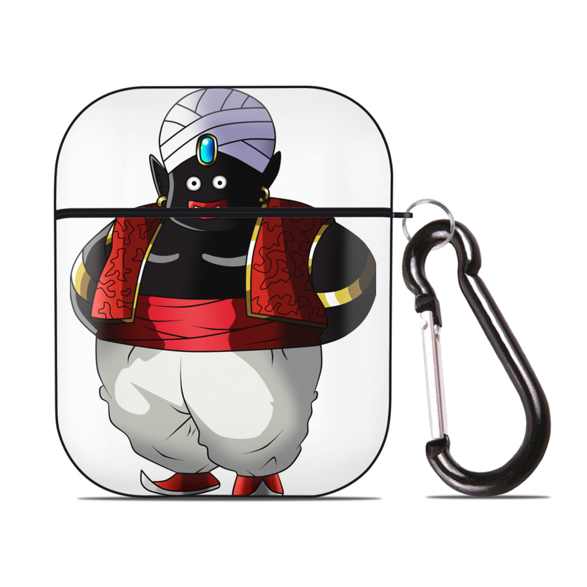 （画像用） ドラゴンボール DRAGON BALL AirPods 第2世代保護ケース ハードシェル ブラック 耐衝撃・防指紋・カラビナ付き
