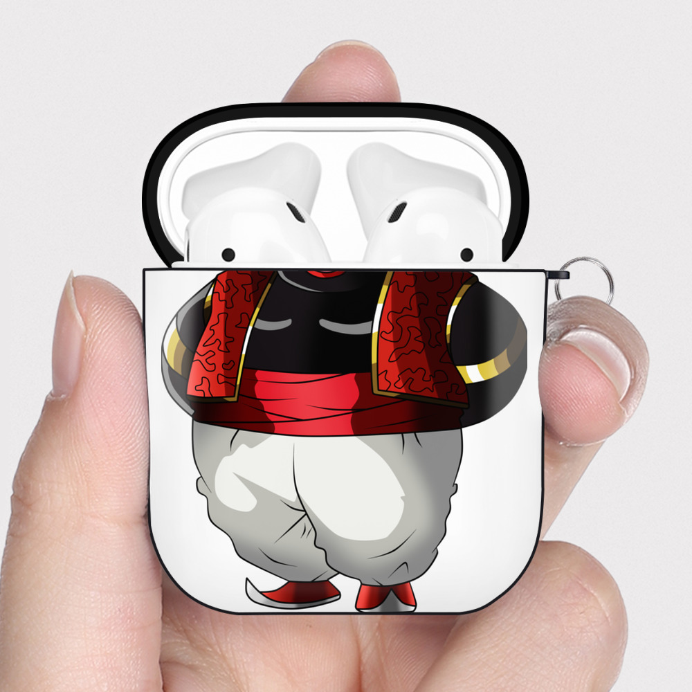 （画像用） ドラゴンボール DRAGON BALL AirPods 第2世代保護ケース ハードシェル ブラック 耐衝撃・防指紋・カラビナ付き