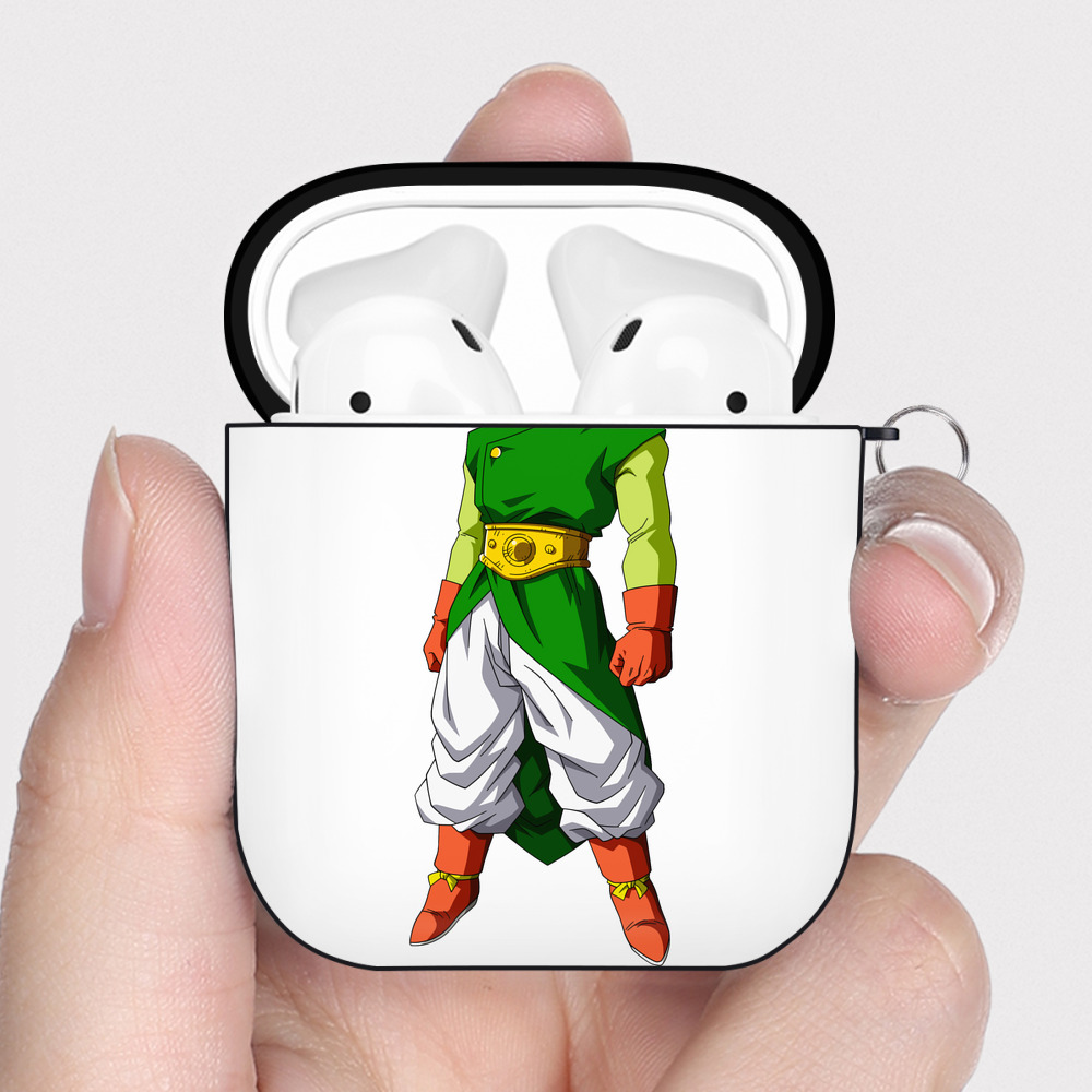 （画像用） ドラゴンボール DRAGON BALL AirPods 第2世代保護ケース ハードシェル ブラック 耐衝撃・防指紋・カラビナ付き