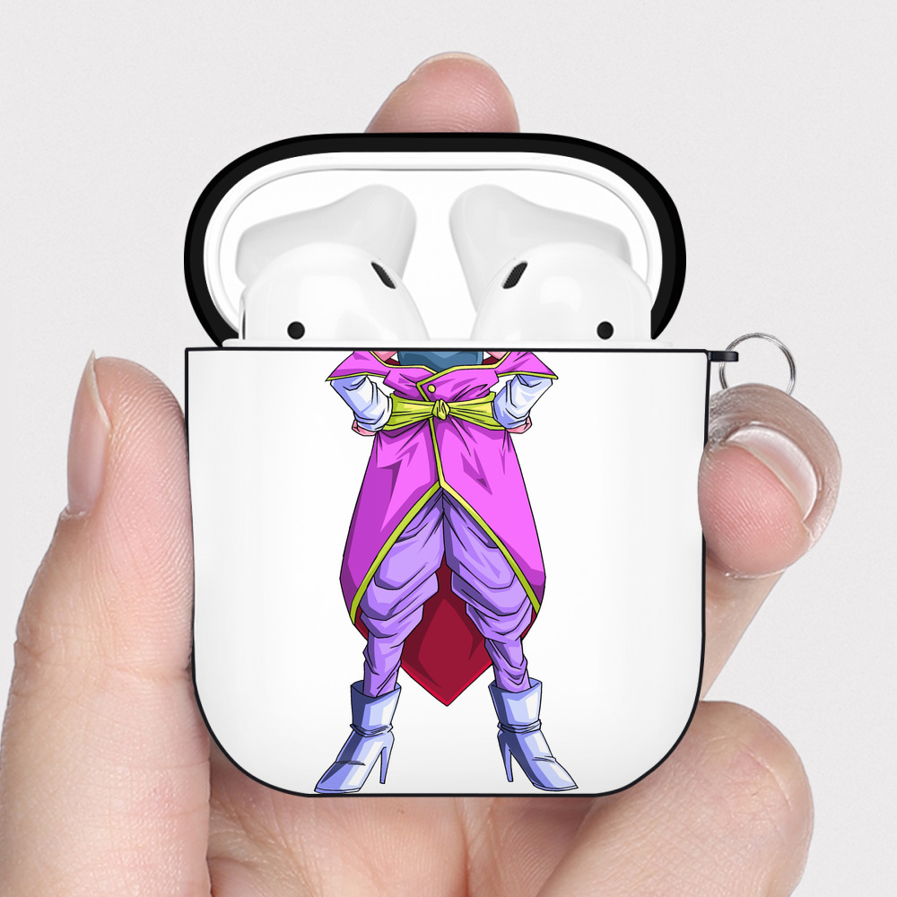 （画像用） ドラゴンボール DRAGON BALL AirPods 第2世代保護ケース ハードシェル ブラック 耐衝撃・防指紋・カラビナ付き