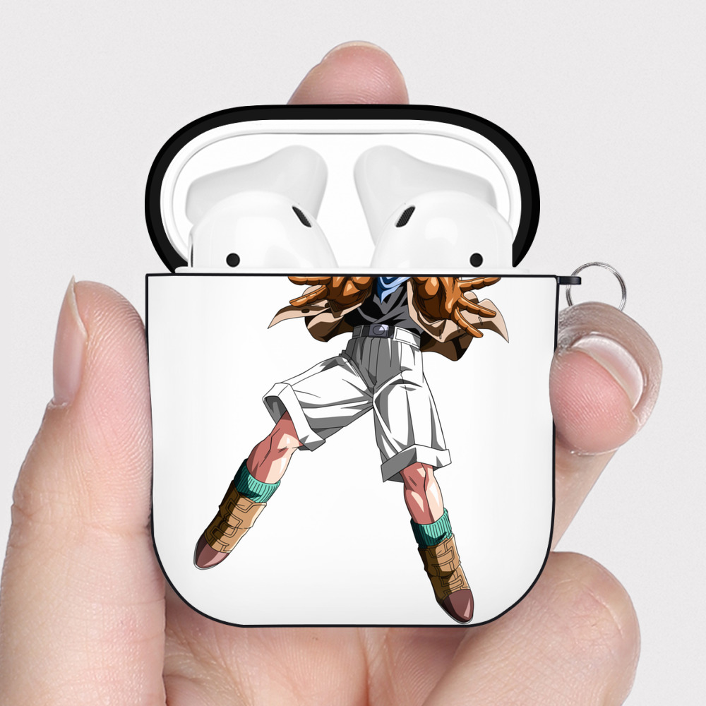 （画像用） ドラゴンボール DRAGON BALL AirPods 第2世代保護ケース ハードシェル ブラック 耐衝撃・防指紋・カラビナ付き
